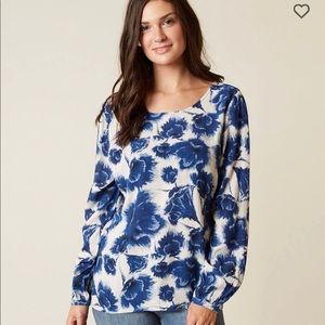 Billabong Lace-up Back Rainy Roads Top Large